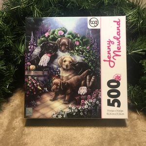 Jenny Newland Labrador Puppies 500 Piece Puzzle
